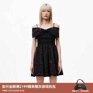 甜酷吊带小礼服连衣裙RN31101153 设计师款 新品 REVAN芮范2023夏季