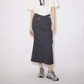 REVAN芮范设计师款 通勤感不对称腰头长裙RM31506289