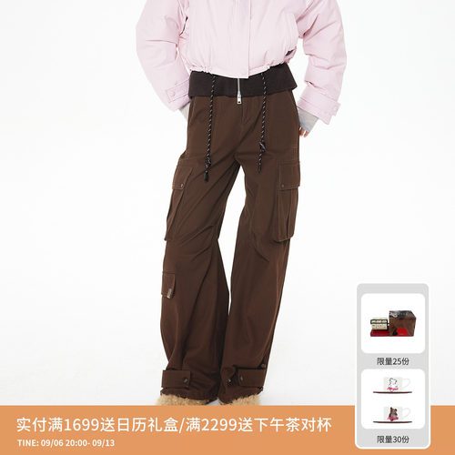 REVAN芮范设计师款机能风多口袋工装裤RL91301578