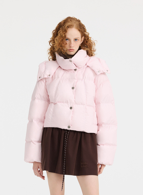 【王楚然同款】REVAN芮范撞色羽绒服RM90501068