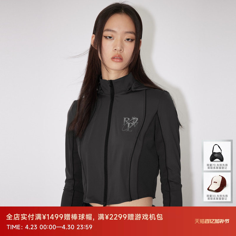 REVAN芮范设计师款运动风可卸帽子瑜伽服RM30105360