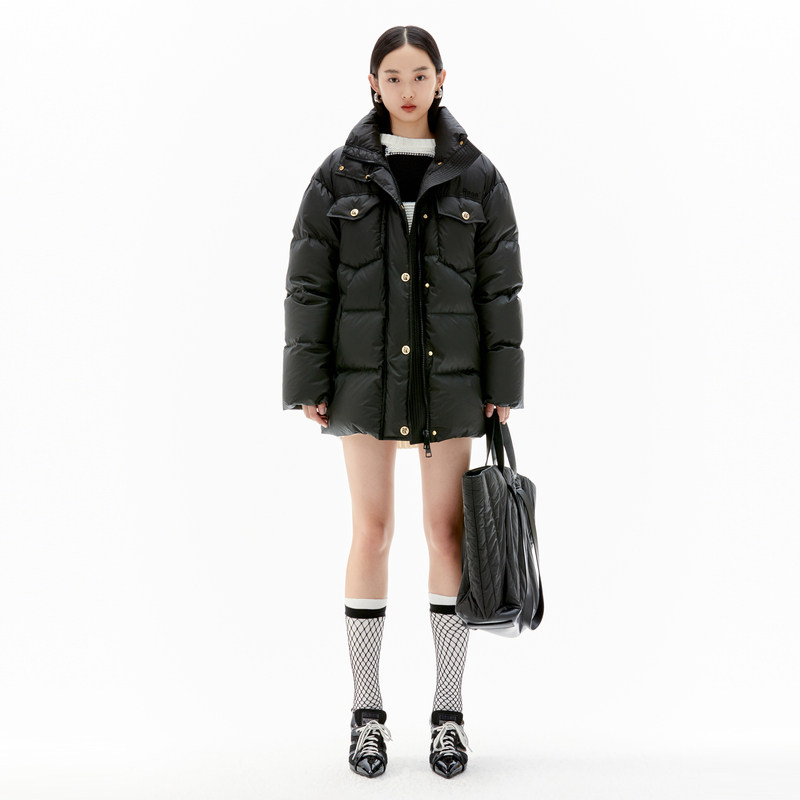 芮范RE'VAN2022冬季新品高级感中长款羽绒服RU90502333怎么看?