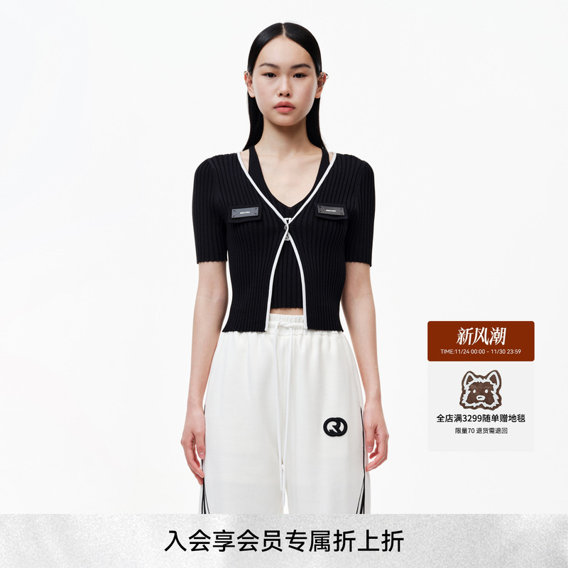 revan高级感通勤紧身毛衫