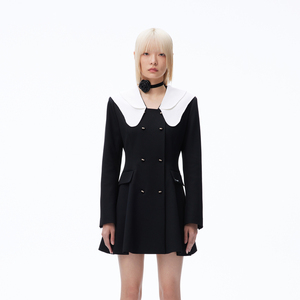 REVAN芮范设计师款高级感西装连衣裙外套RN71101107