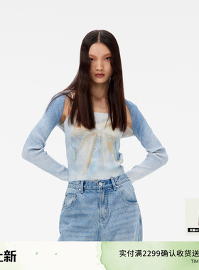 REVAN芮范设计师款浪漫街头蝴蝶结针织衫RM10106303