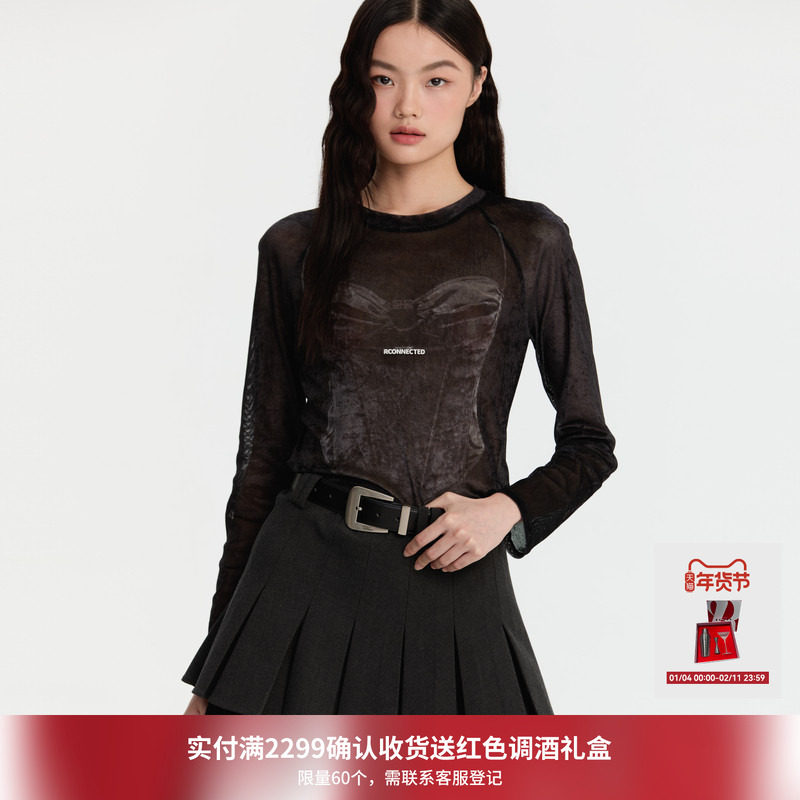 REVAN芮范设计师款闺房风吊带印花单衣RM90801035