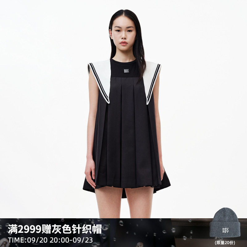 RE'VAN芮范2023夏季新品设计师款俏皮减龄海军领连衣裙RN31101069使用感如何?