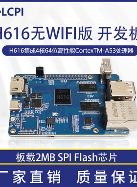 LCPI 微型电脑 全志H616无WIFI版 ARM单片机Linux Android电视盒