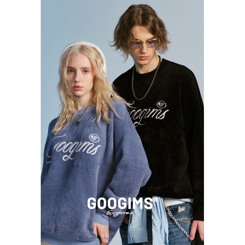 googims秋冬男士圆领卫衣