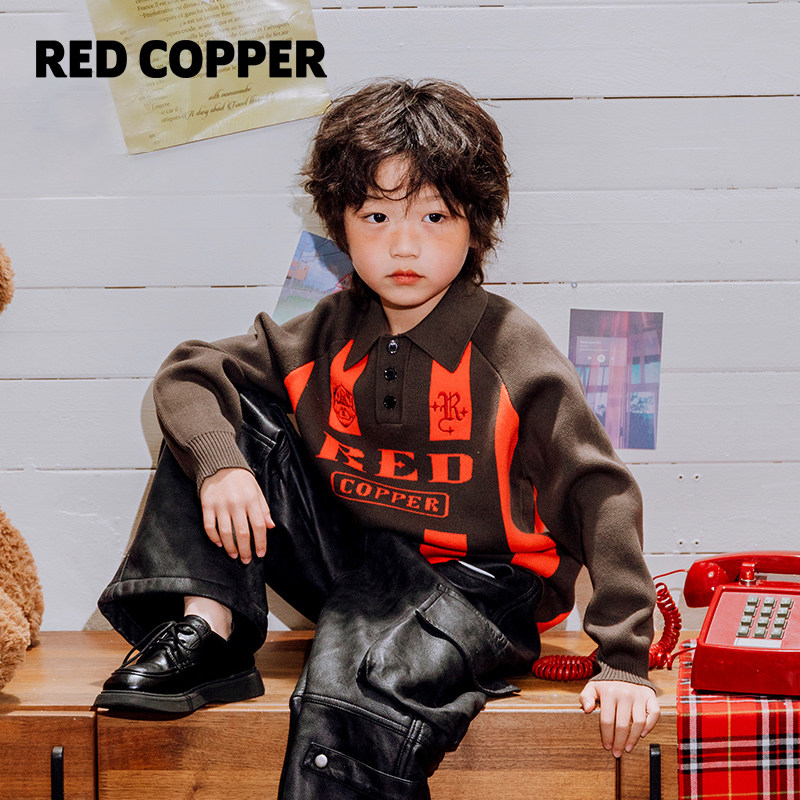 redcopperͯװ��ͯŮͯ2025�¿��ﶬ����֯����ͯ���Ʒ���ë�³� 154Ԫ