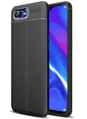 适用oppok1手机壳防摔PBCM30保护硅胶套pbcm30外壳OPPO K1全包k1软全包防爆新品超薄磨砂荔枝皮纹散热男女款