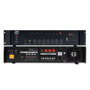 ip网络广播数字功放前级后级定压定阻校园公共广播系统远程控制