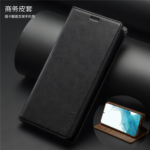 s22ultra case适用三星S21FE手机壳samsung s22+ 手機殼galaxys21plus卡套s20fe翻盖皮革s10+壳rfid钱夹cover