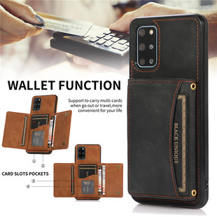 samsung note20ultra cover适用三星s20FE手机壳card case插卡包s10+皮夹新款plus保护壳note10+多功能手機套