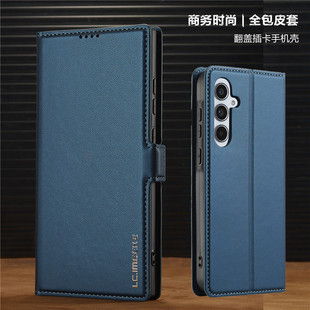 galaxy s23 ultra case适用三星s25ultra手机壳新款samsungs24fe翻盖插卡片皮套s25plus防摔s24uitra外套s25+