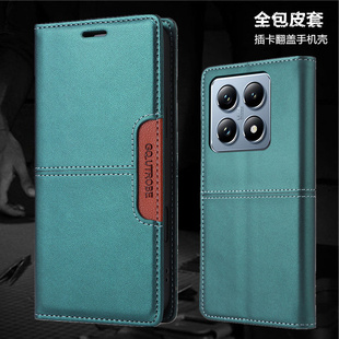 case翻蓋插卡皮套mi12t電話殼xiomi11t cover pro 適用小米14Tpro手機(jī)殼卡槽xiaomi phone card 13T full