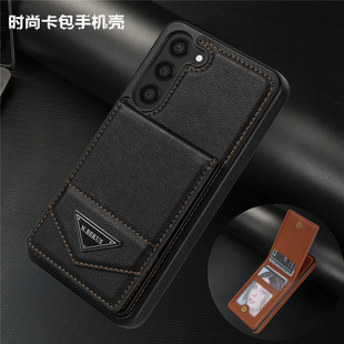 适用三星note20u手机壳samsung s23ultra case插卡包s22+保护套s21FE皮套S20plus支架卡片手機殼新card cover