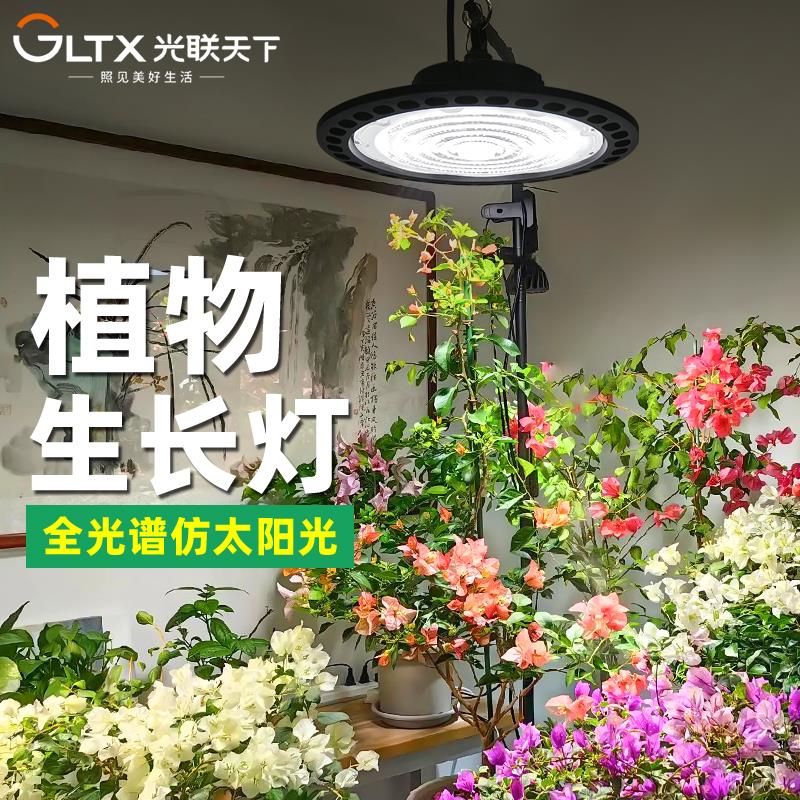光联天下全光谱植物生长灯月季三角梅绣球花卉绿植补光灯仿太阳光