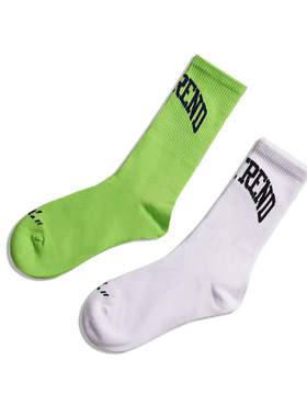 意大利SUBTREND2023潮流多巴胺色彩中筒长袜子S3SU07309