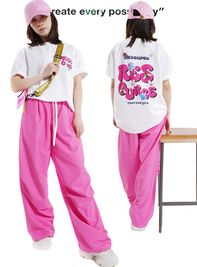 [SUBTREND]夏季新款美式休闲印花潮牌白色短袖T恤情侣款