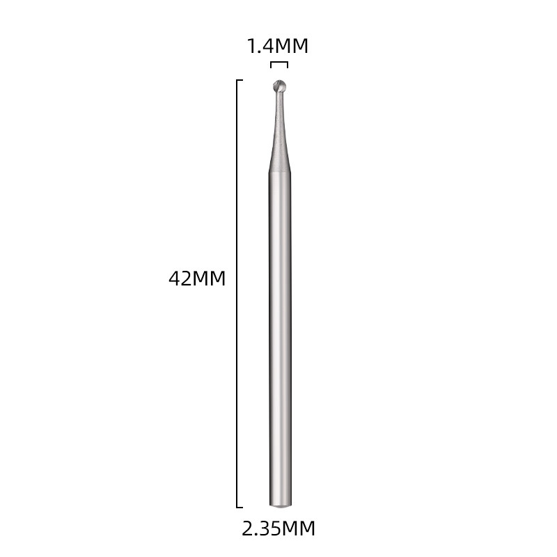 电动核雕雕刻刀橄榄2.35MM柄微雕钻头木雕刀牙机木工波针套装工