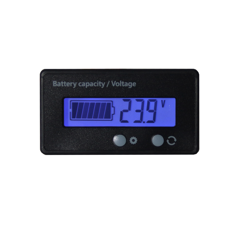 电量表蓄电池铅酸锂电压显示表器电瓶电动车电量低压蜂鸣声光报警