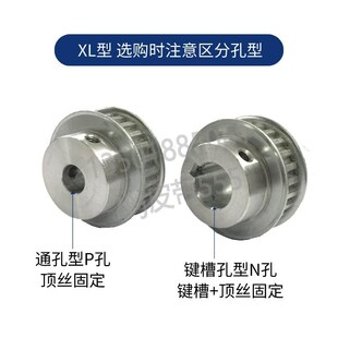 调速比传动轮马达同步齿轮 50齿铝同步带同步轮套装 同步带轮