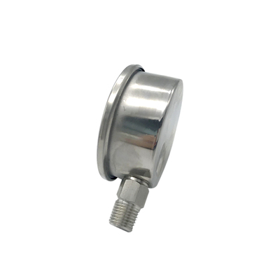 不锈钢压力表YN60BF水压液压气压防腐耐高温油压表耐震压力表包邮