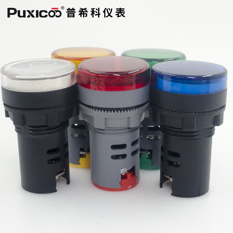 AD16-22DSV电源指示灯LCD信号灯AC50-500V数字数显交流电压表