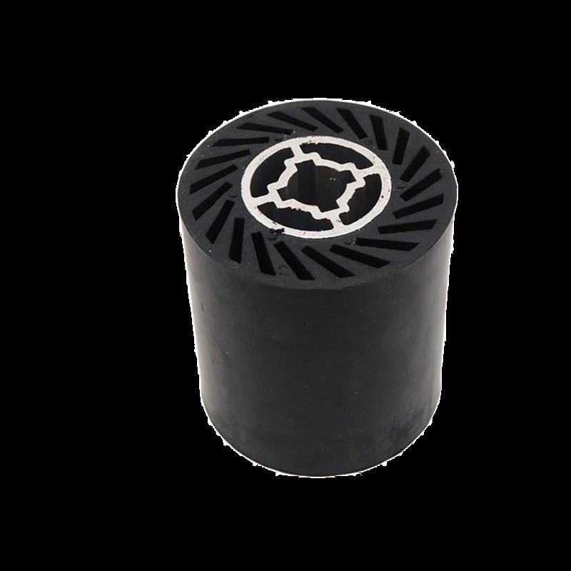 新款铝芯砂带轮橡胶轮 弹性橡皮拉丝轮 不锈钢沙带打磨轮胶芯