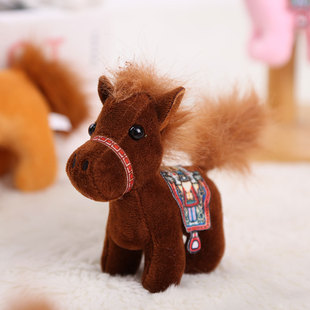 仅娃衣网红可爱小马驹挂件毛绒玩具公仔小马娃娃钥匙扣布娃娃玩偶