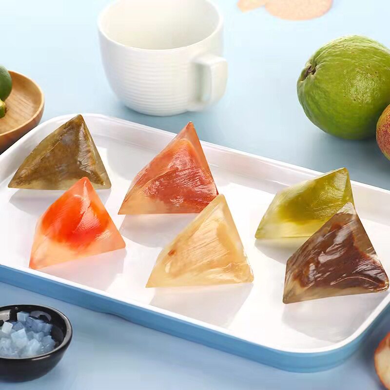 水晶粽子真空包装透明即食网红零食紫薯抹茶红豆蓝莓草莓水果冰粽