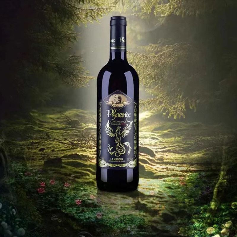 西班牙安徒生小天鹅/凤凰干红葡萄酒750ml 聚会商务宴请佐餐红酒