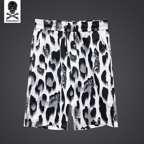 2024夏天休闲短裤男生夏季宽松户外沙滩冰丝中裤男士运动五分裤子