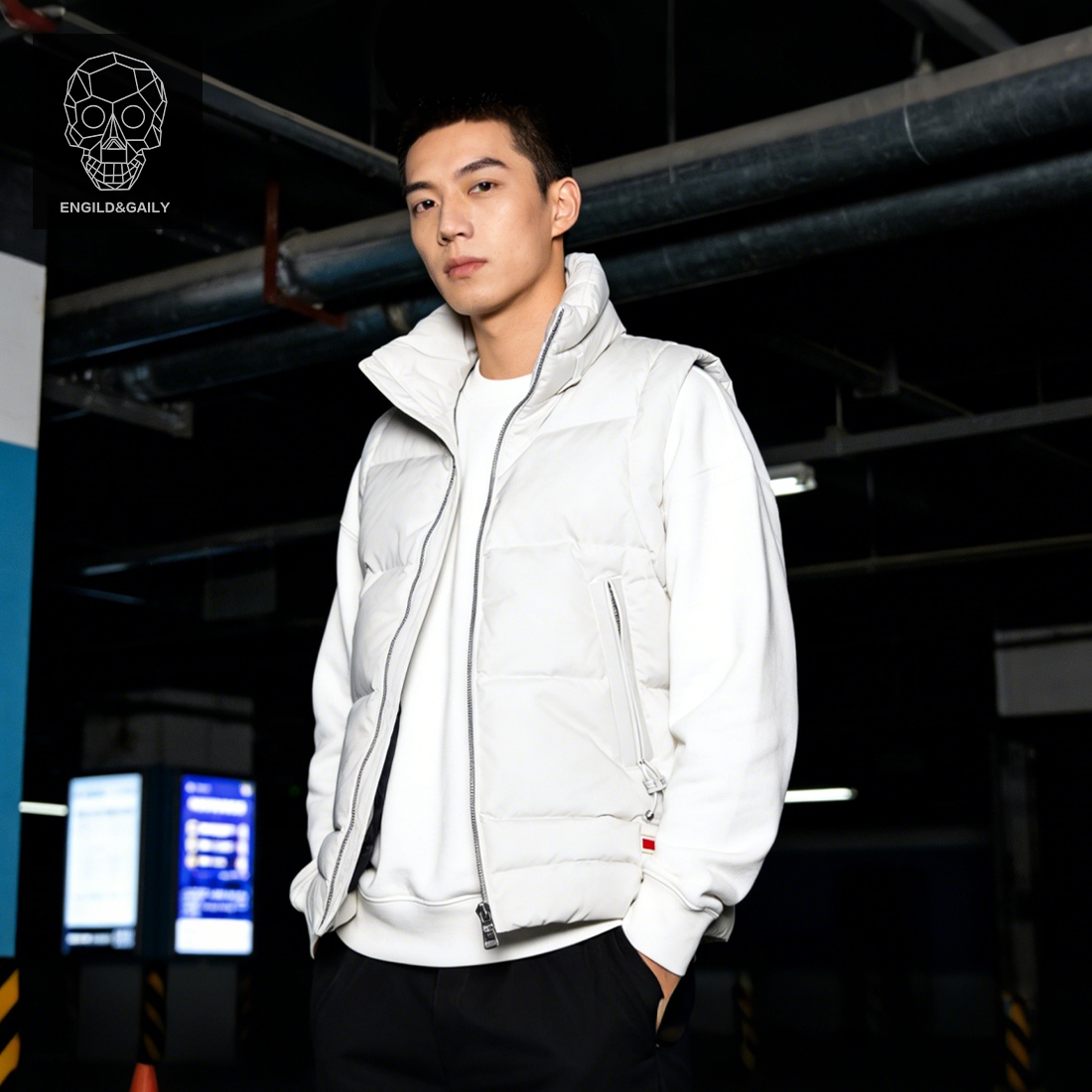 ENGILD&GAILY男士保暖羽绒马甲