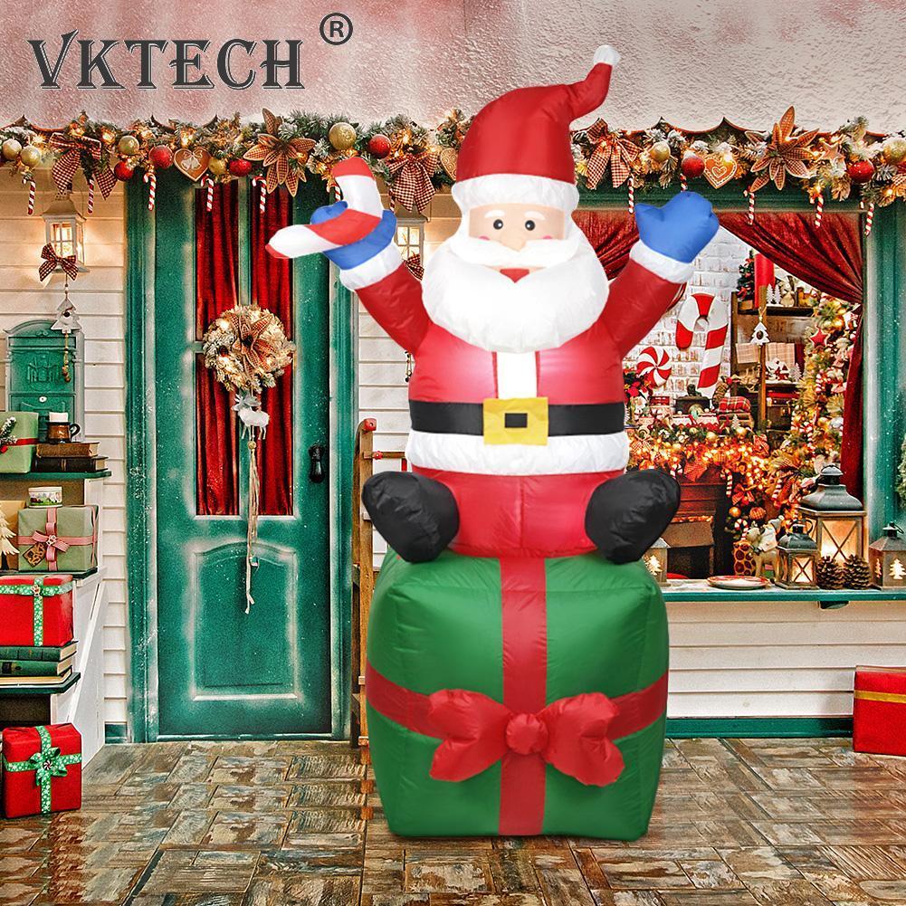 inflatable santa claus christmas outdoors ornaments xmas