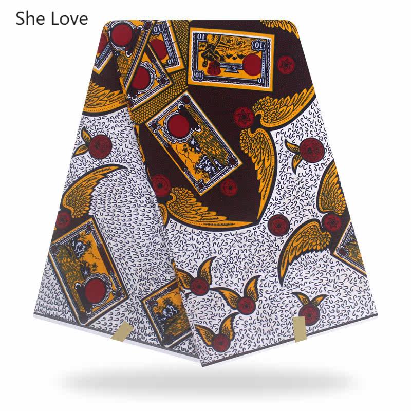 chzimade 1yard ankara african peacock flower print fabric