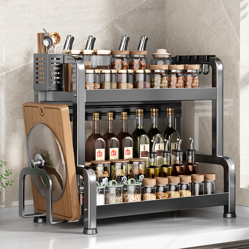 厨房调料置物架筷子刀架台面