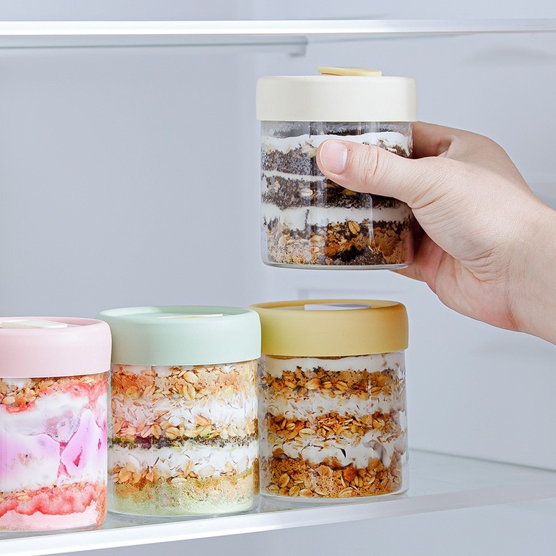 玻璃密封盒燕窝分装罐食品级高硼硅耐高温小号可微波加热保鲜饭盒