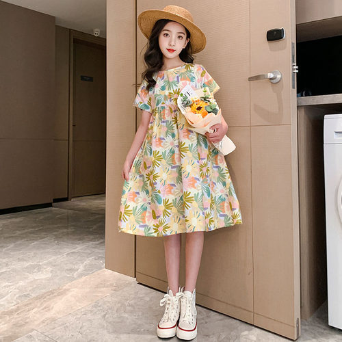 女童连衣裙2025夏装新款洋气