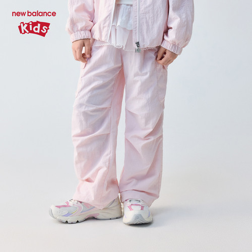 New Balance nb童装女童26年新款休闲梭织长裤ND7TG34122