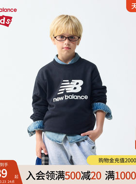 New Balance nb童装男女儿童春秋冬季时尚休闲套头卫衣ND7ZG83093