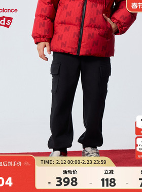 【加绒】New Balance nb童装男女儿童工装舒适保暖长裤ND4LF4Z103