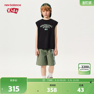 男女童夏季 nb童装 无袖 T恤短裤 ND2TG2E133 New 休闲套装 Balance