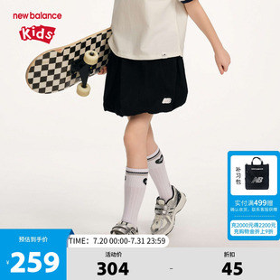 短新款 New 儿童女童2025夏季 Balance 半身裙子ND7WF23102 nb童装