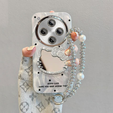 适用波点KT猫OPPOFindx8s+手机壳x7Ultra奢华x6pro羽纱x5pro天玑版全包x3防摔保护套新款少女心专用爆款新品