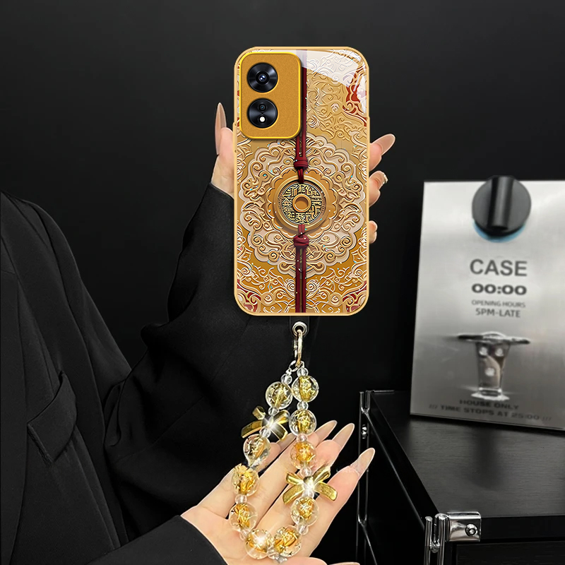 适用OPPOA系列花钱图腾手机壳