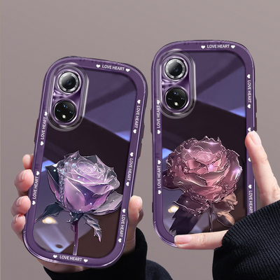 华为NOVA9手机壳晶莹玫瑰