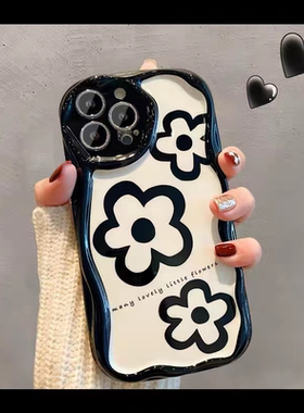 适用于华为麦芒10SE手机壳新款TYH631M个性黑色花朵HUAWEI麦芒20镜头全包硅胶软壳ins不会撞壳的防摔保护套男