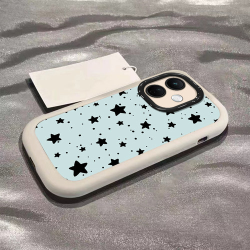 适用红米note系列薄荷星星手机壳